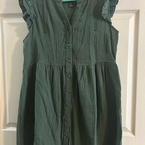 SHEIN Green Mini Dress